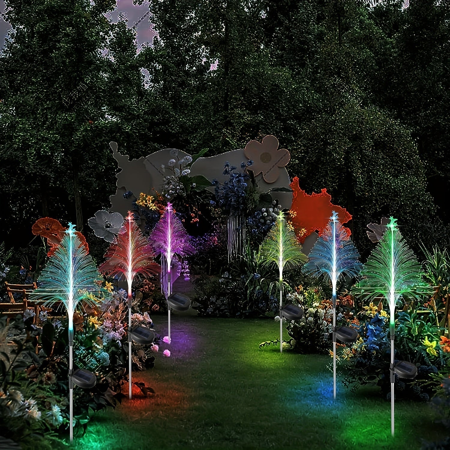 Glow | Solar Christmas Tree Lights with 7 Color Changes