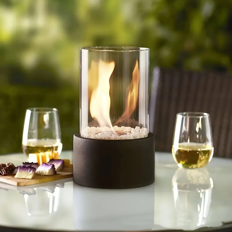 AuraFlame - Modern Portable Table Fireplace