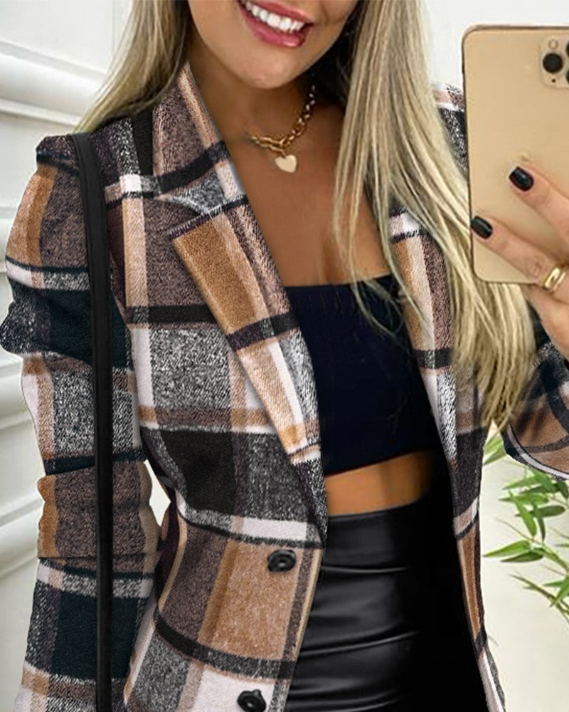 Riley - Timeless Plaid Blazer
