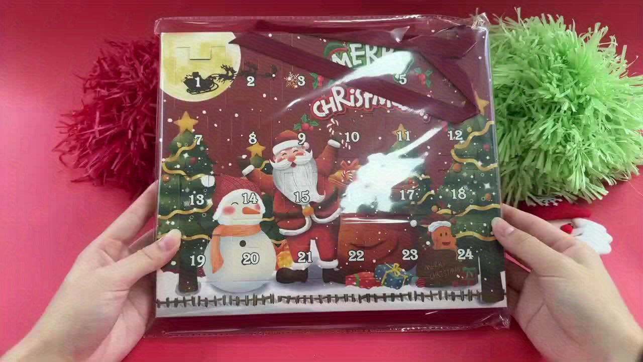 24-Day Advent Calendar – Surprise Gift Box with Christmas Decorations