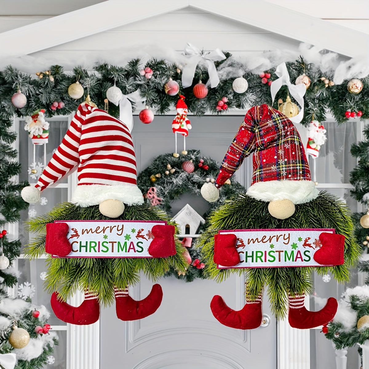Art Deco Christmas Wreath