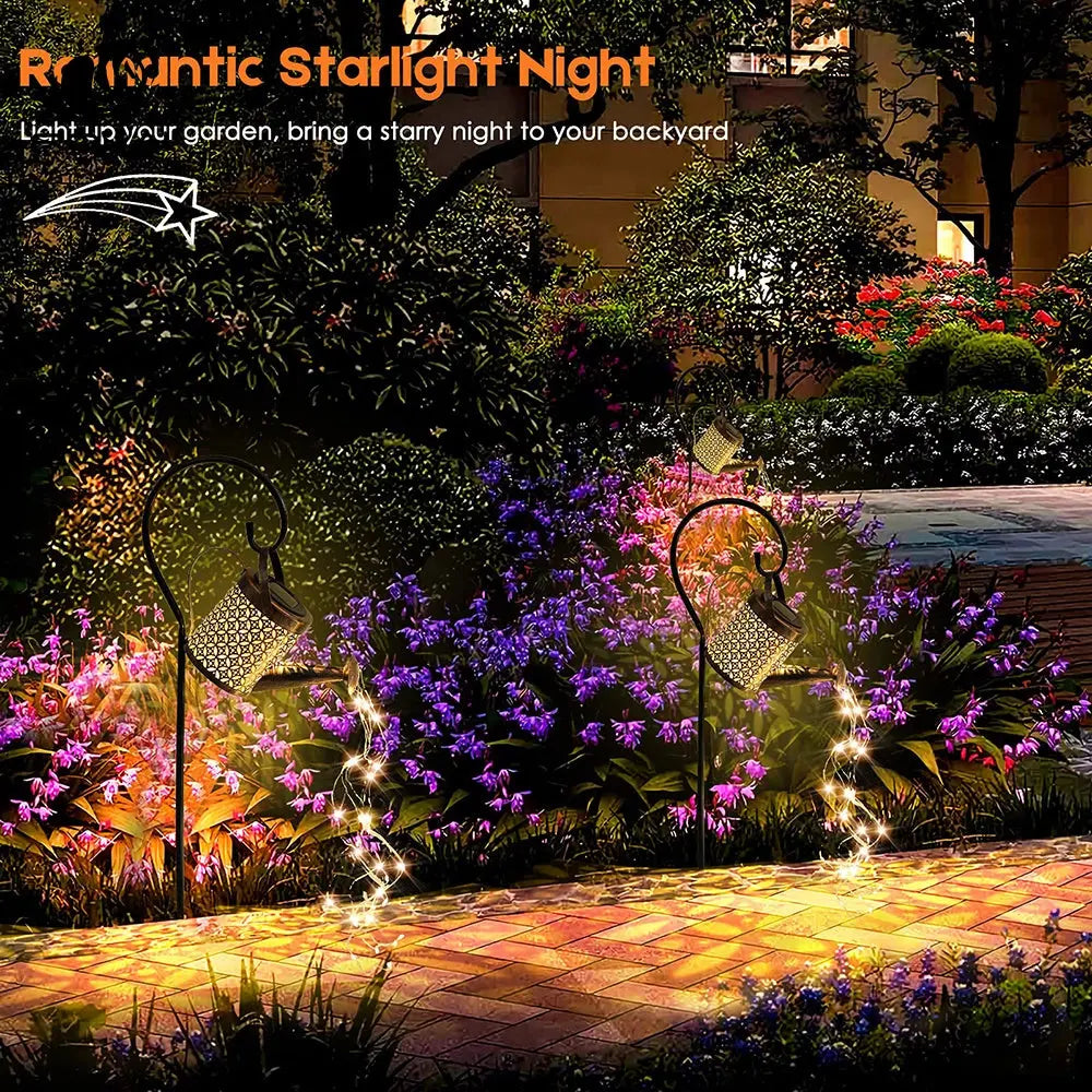 Solar Watering Can with Light