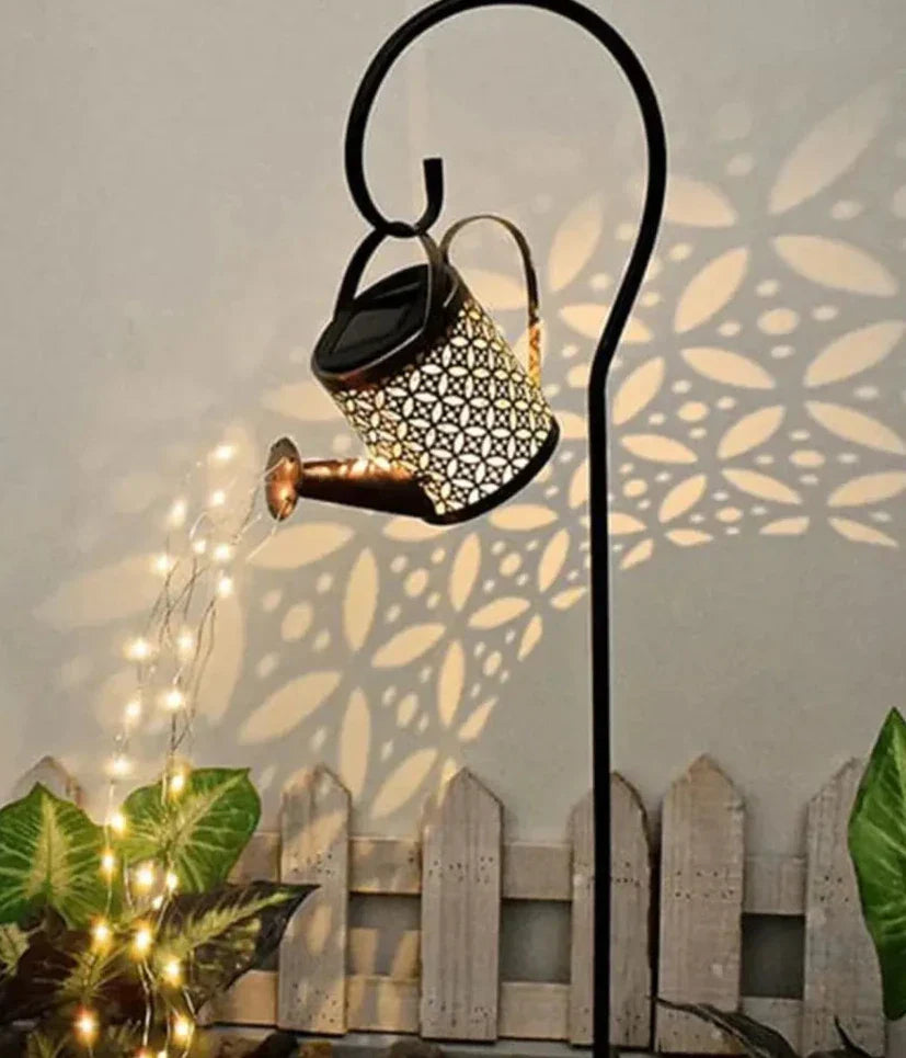 Solar Watering Can with Light