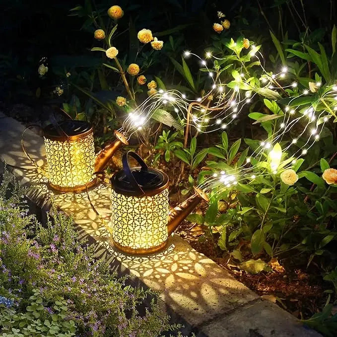 Solar Watering Can with Light