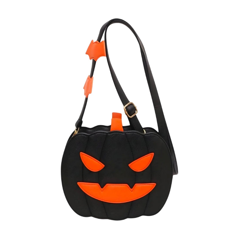Juna Halloween Pumpkin Crossbody Bag β Adjustable Strap & Festive Design