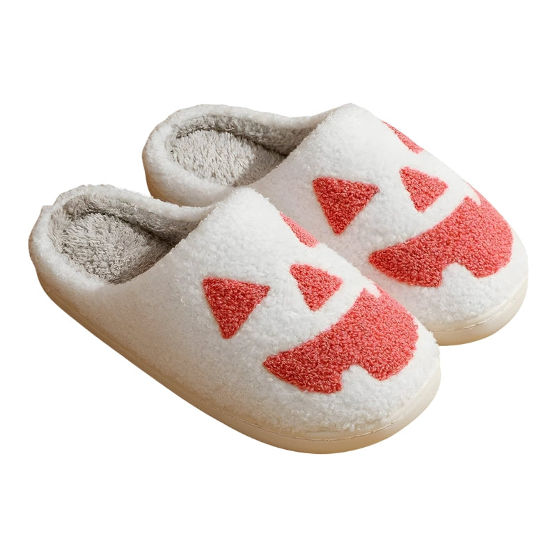 Monica Halloween Slippers – Classic slipper with pumpkin motif
