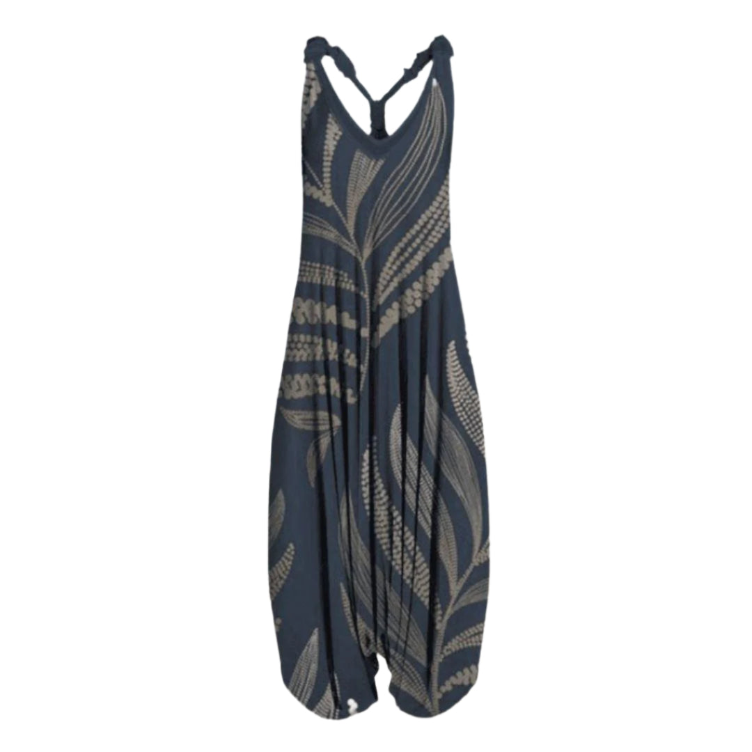 Via Printed Jumpsuit