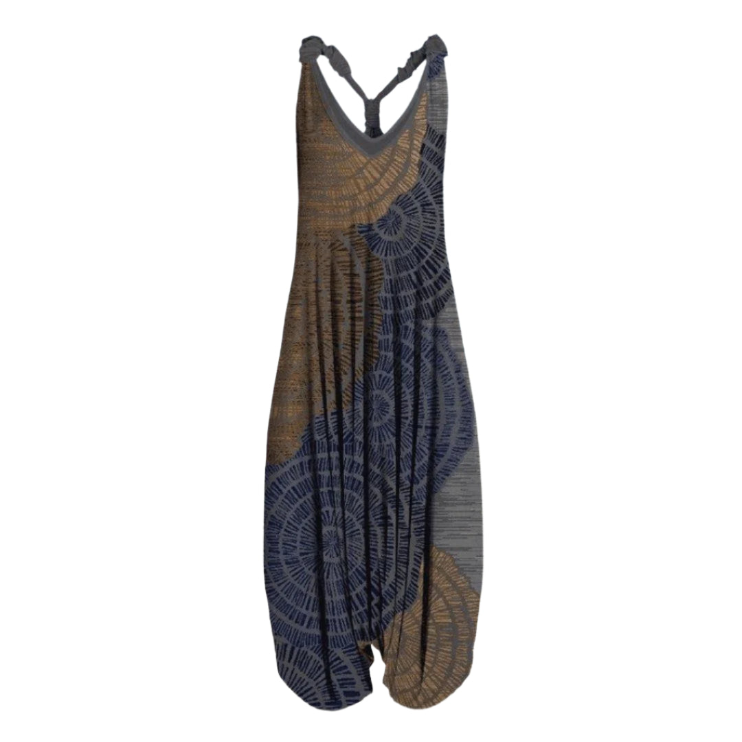 Via Printed Jumpsuit