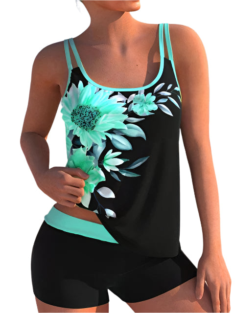 FloraBloom - Women's Tankini Set
