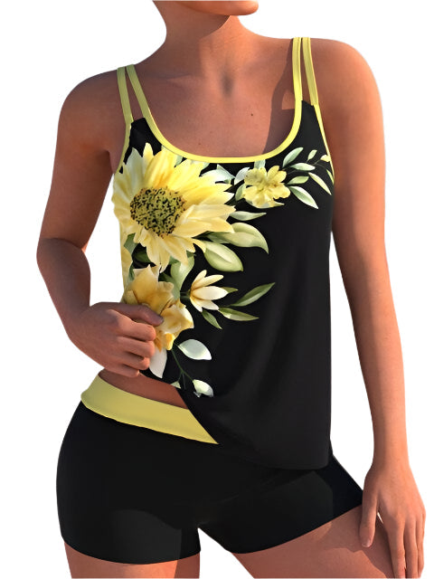 FloraBloom - Women's Tankini Set