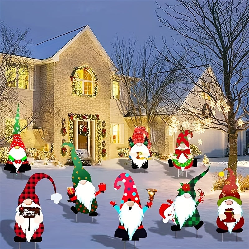 Jolly | 8 Sets Christmas Vacation Dwarf Decorations