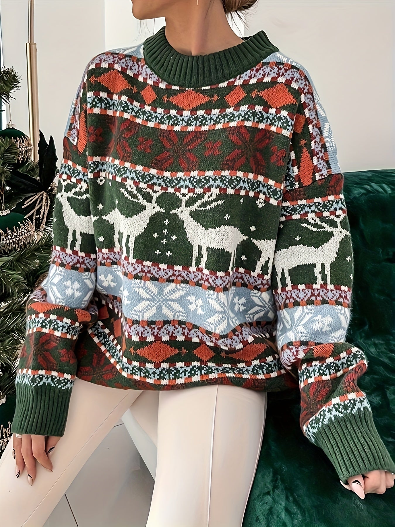 Cozy Christmas Pattern Sweater
