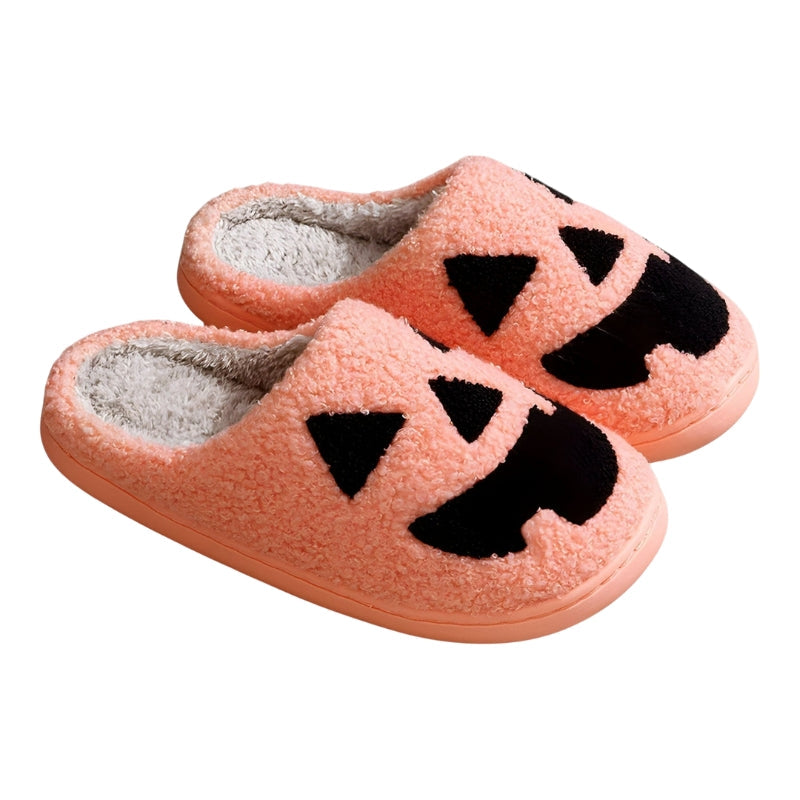 Monica Halloween Slippers – Classic slipper with pumpkin motif