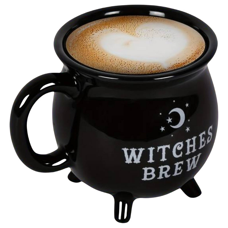 SpookySips – Halloween Cauldron Ceramic Mug