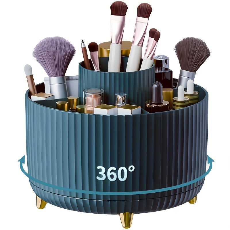 ElegantSpin 360° Rotatable Organizer – Cosmetic Storage