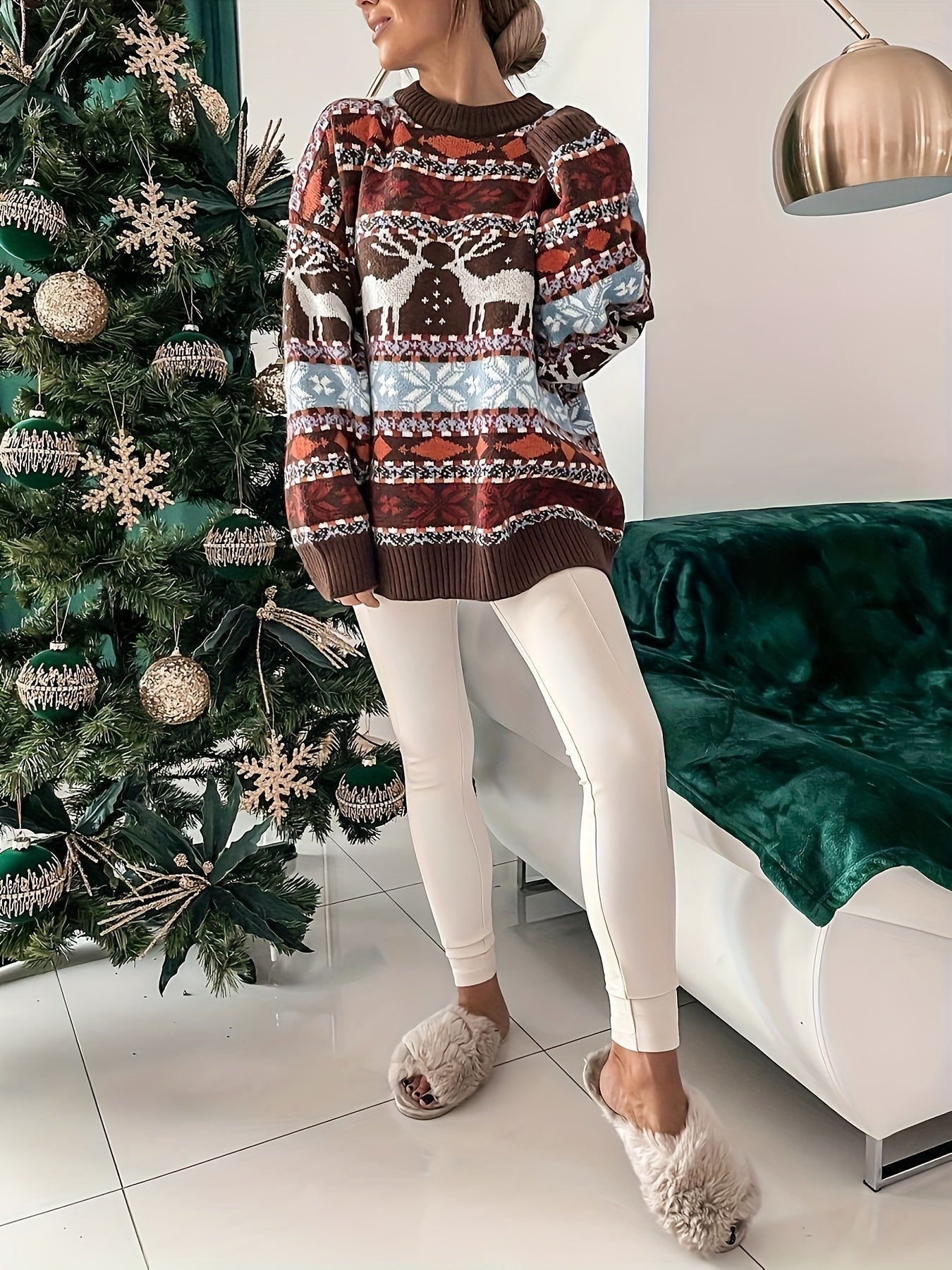 Cozy Christmas Pattern Sweater