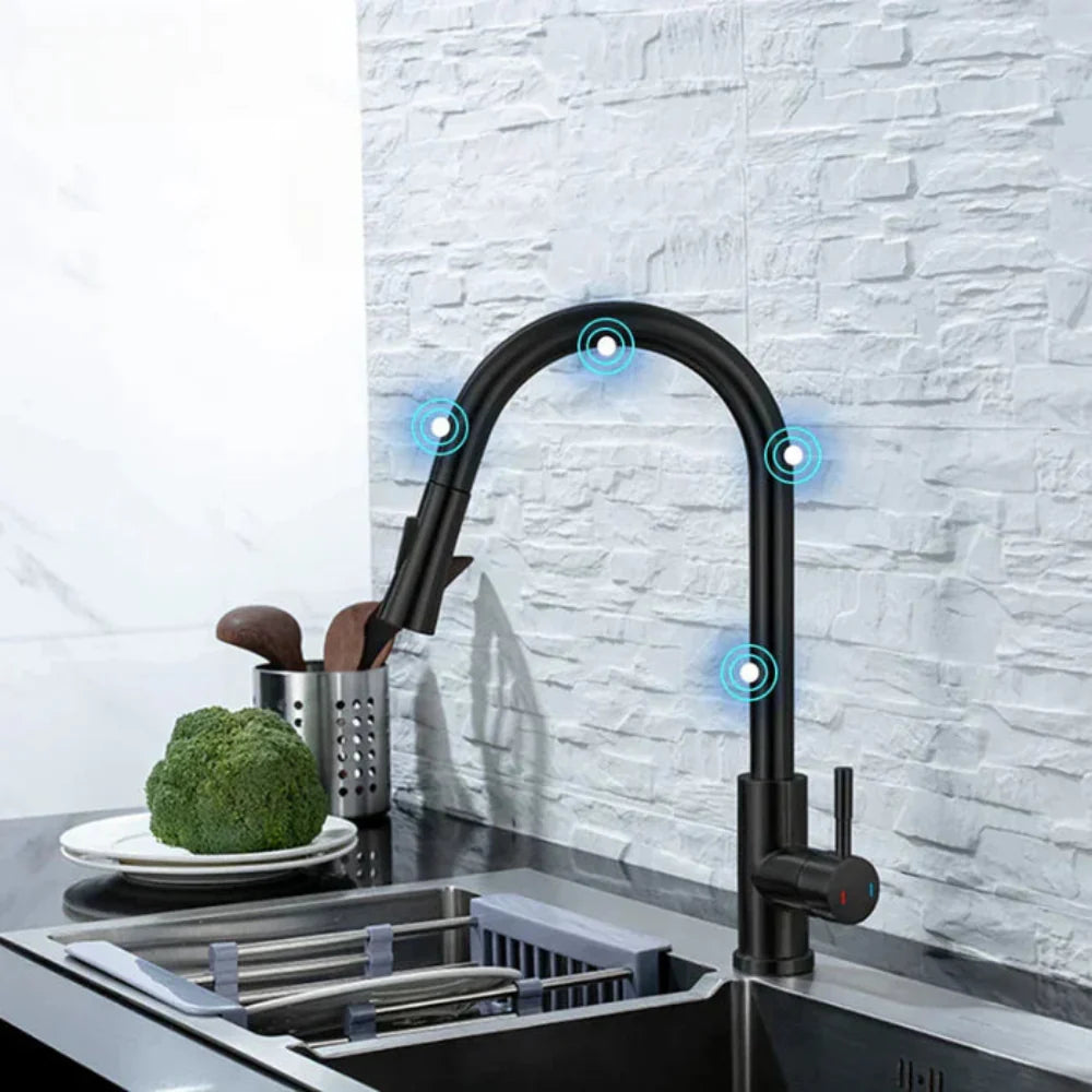 ActivatedTap - Modern Sensor High-Arc Kitchen Faucet