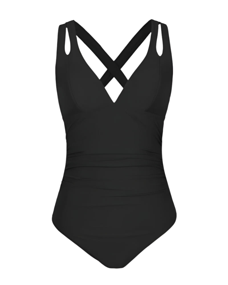 EleganceVee One-Piece Swimsuit