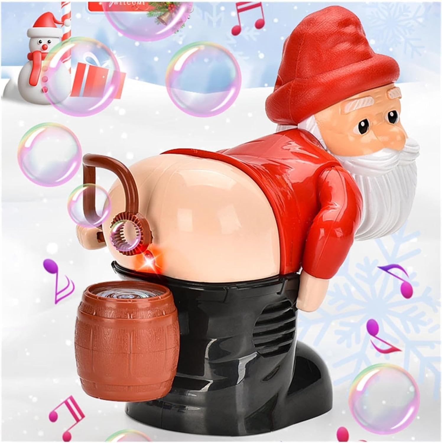 Funny Santa Bubble Model – Farting Santa