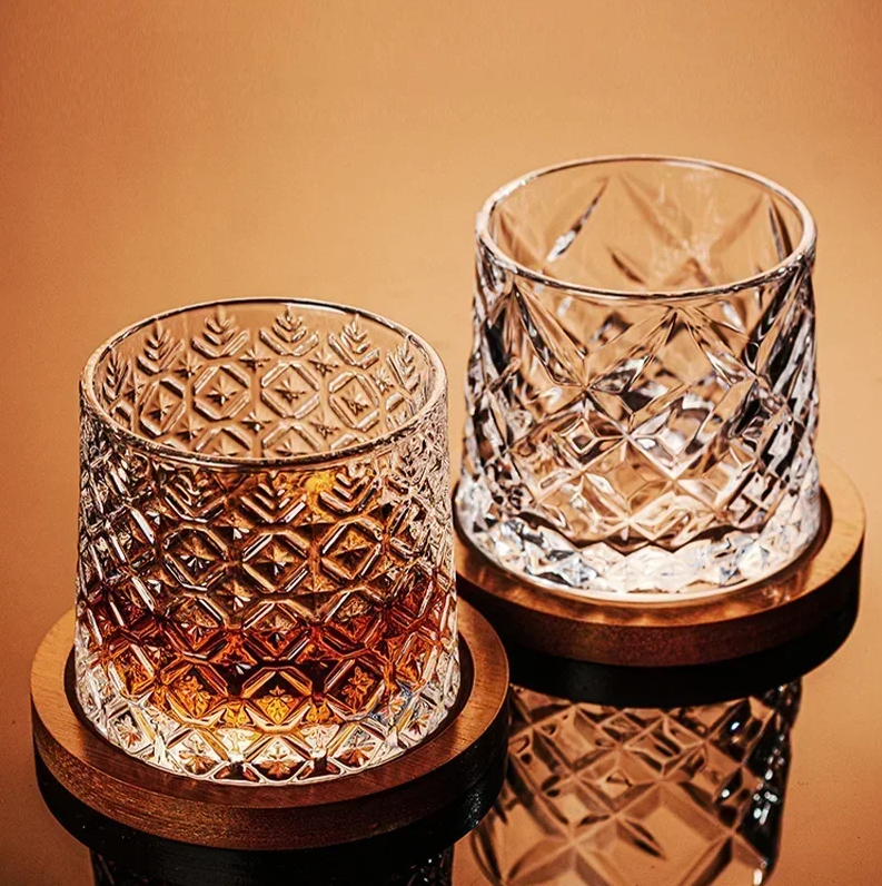 WhiskeySpin - Premium Rotating Whiskey Glass