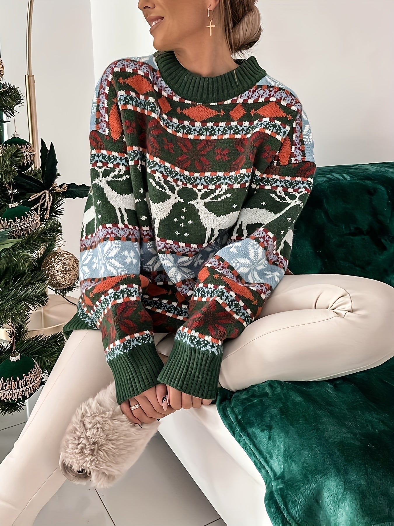 Cozy Christmas Pattern Sweater