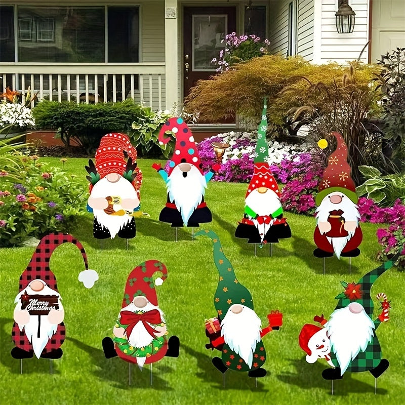 Jolly | 8 Sets Christmas Vacation Dwarf Decorations
