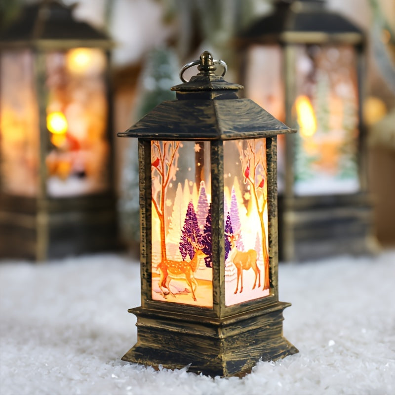 3 Sets | Christmas Candle Holders Small Lanterns