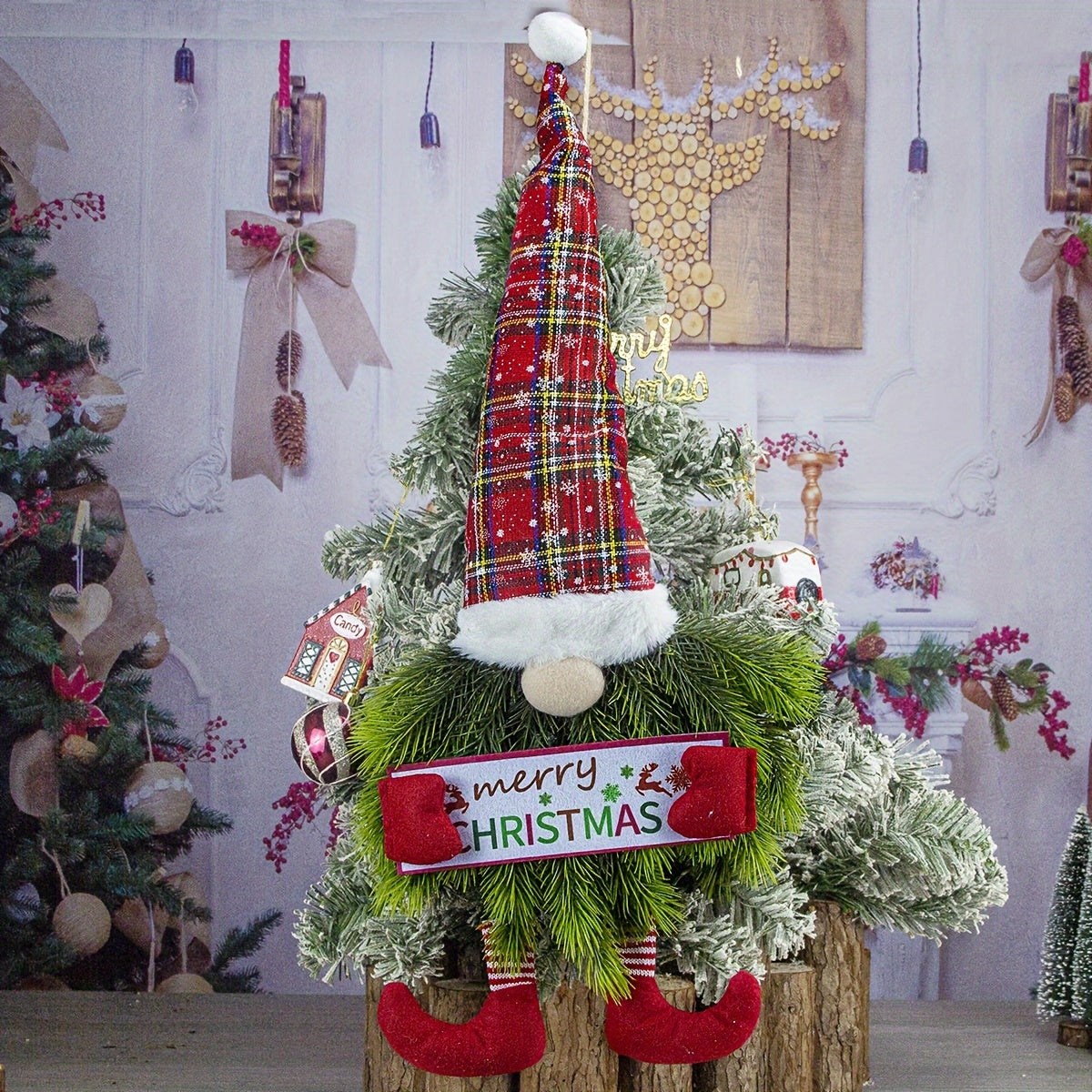 Art Deco Christmas Wreath