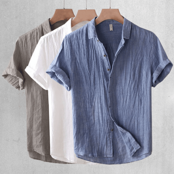 Fabien Herre Short Sleeve Shirt – Casual Fit with Button Closure