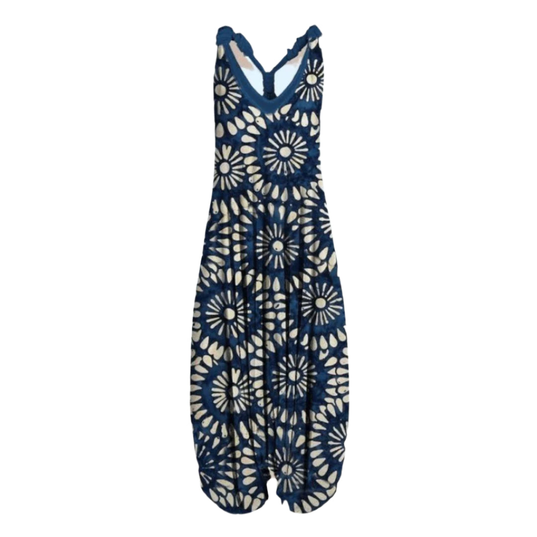 Via Printed Jumpsuit
