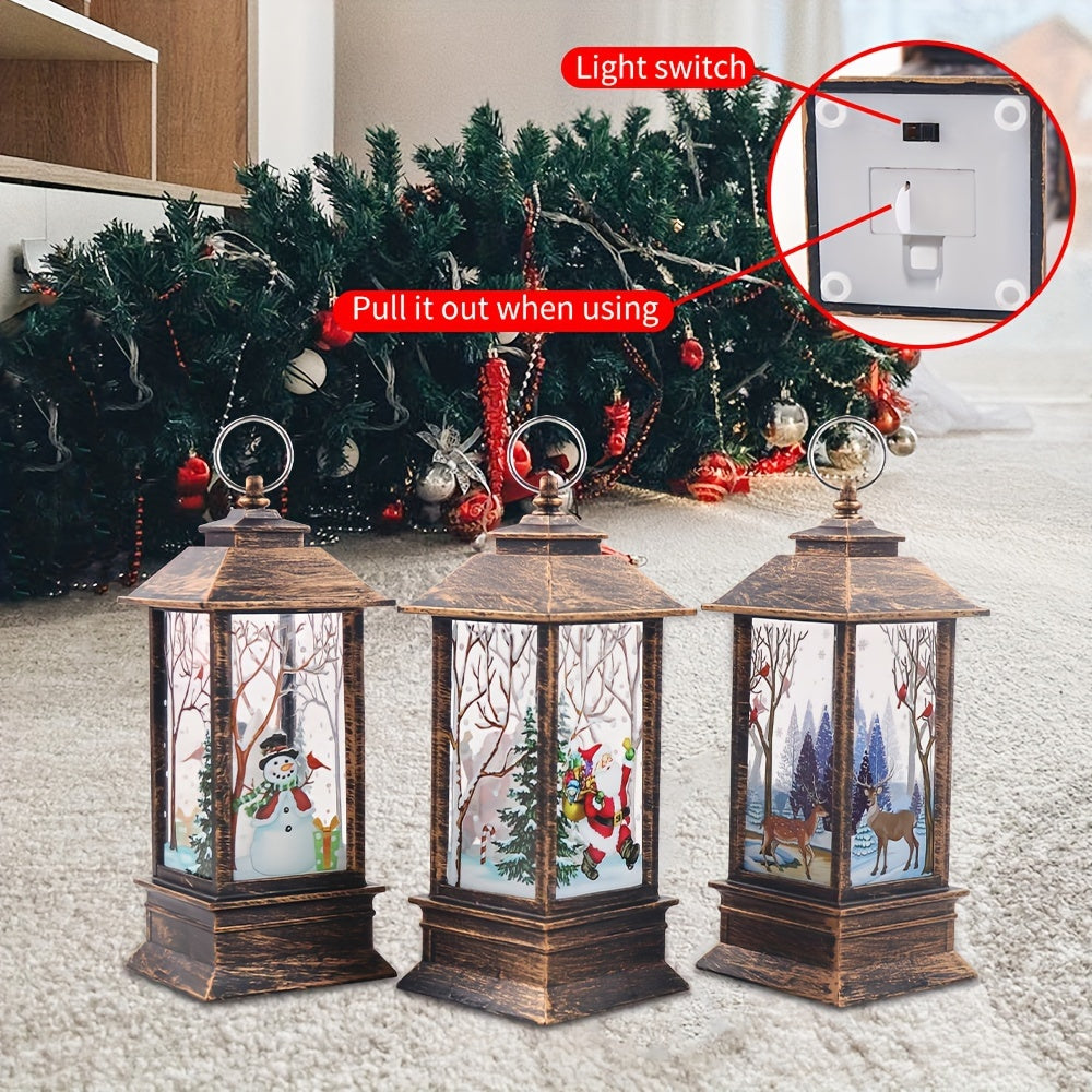 3 Sets | Christmas Candle Holders Small Lanterns