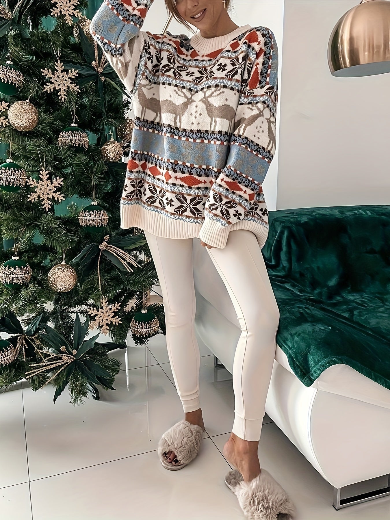 Cozy Christmas Pattern Sweater