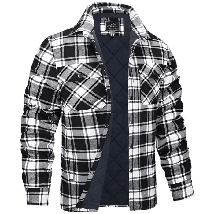 Mikkel Casual Button-Front Shirt – Men's Everyday Wear with Nordic Chest Pocket Design