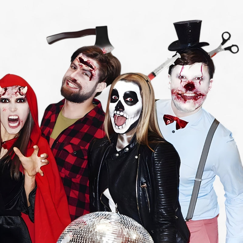 GothicGlow Halloween Hairband – Dark Gothic Style for Spooky Parties