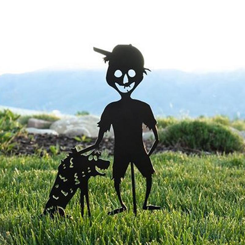 ScareSilhouette Creepy Garden Decorations