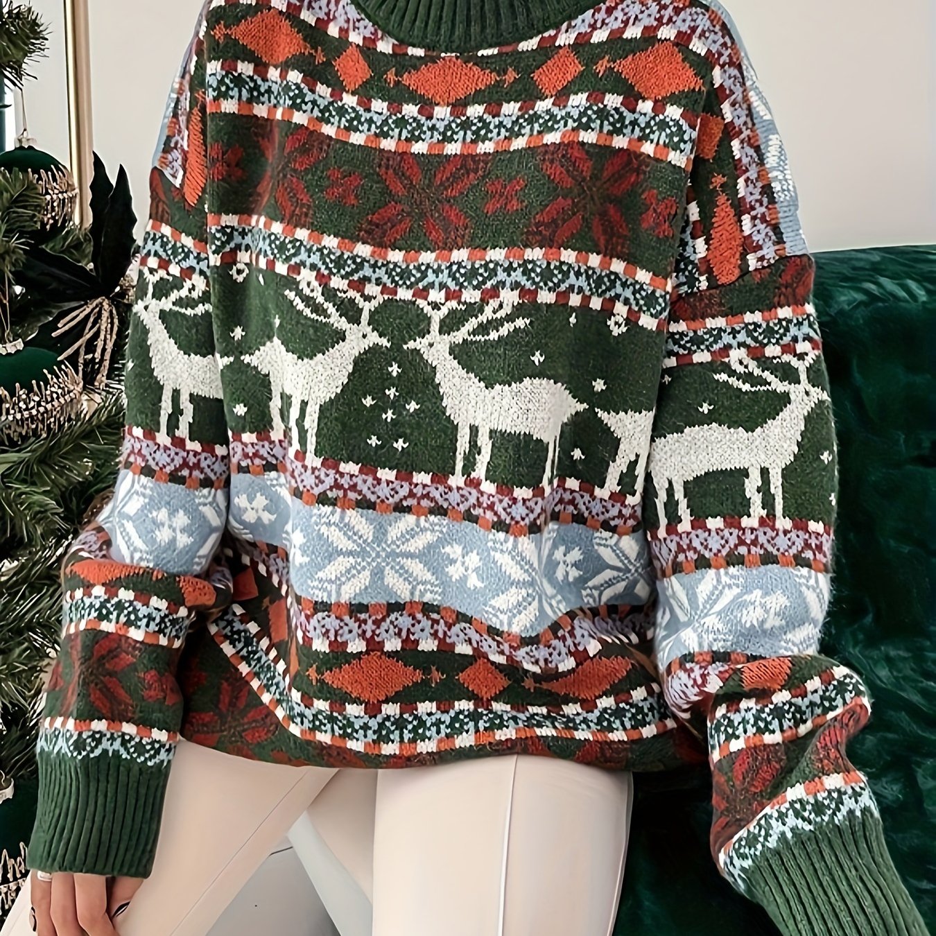 Cozy Christmas Pattern Sweater