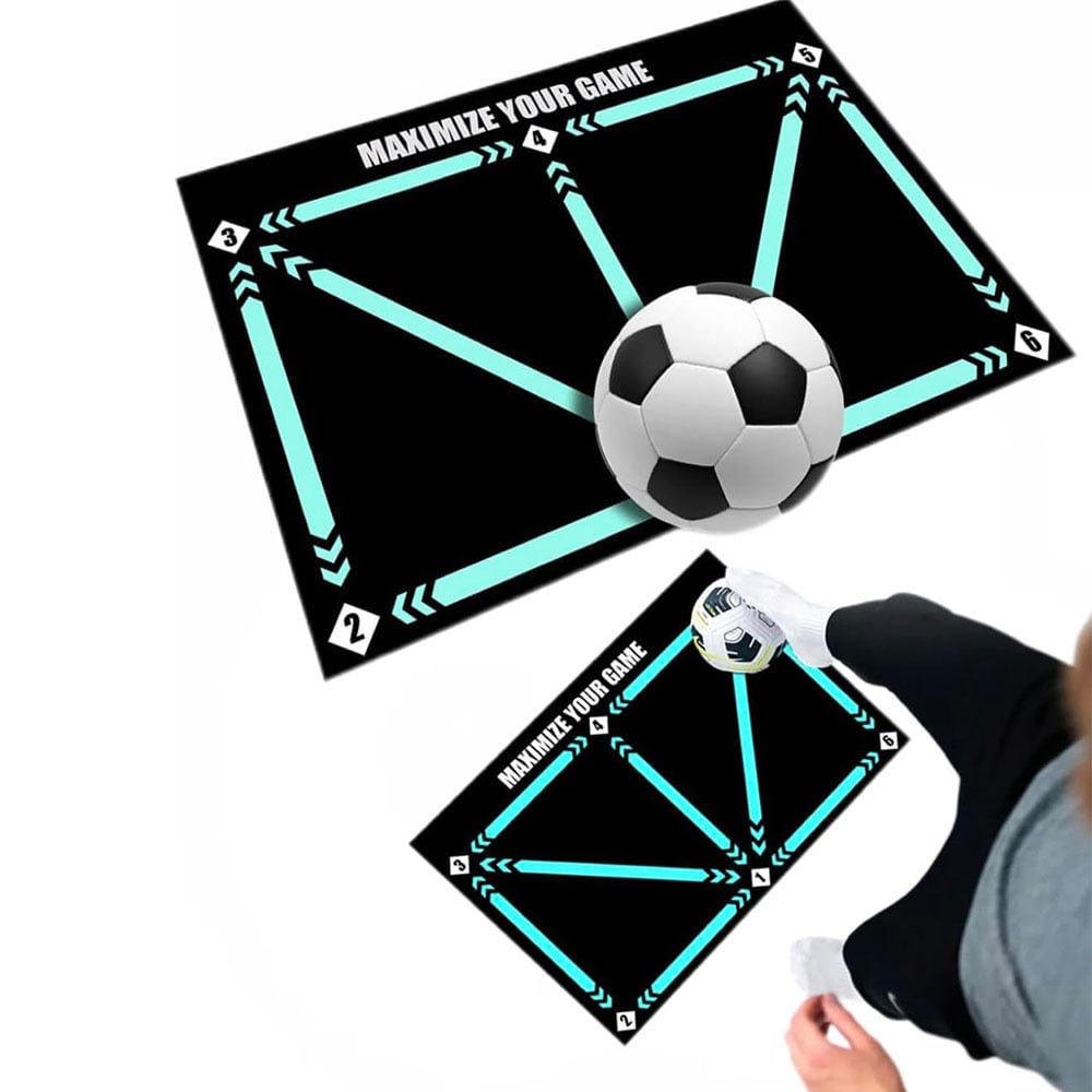 Soccer training mat for all skill levels