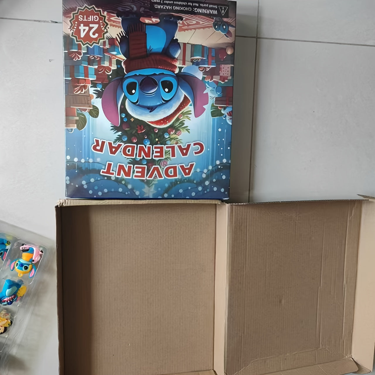 Stitch Advent Calendar Playset | 24-Piece Interactive Holiday Surprise Game