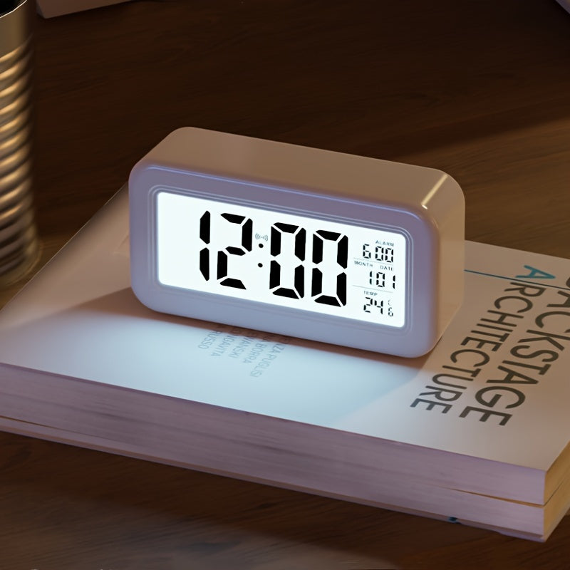 GlowStack - Minimalist Stackable LED Digital Alarm Clock
