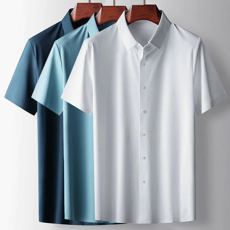 Stevan - Classic Polo shirt for men with solid buttons
