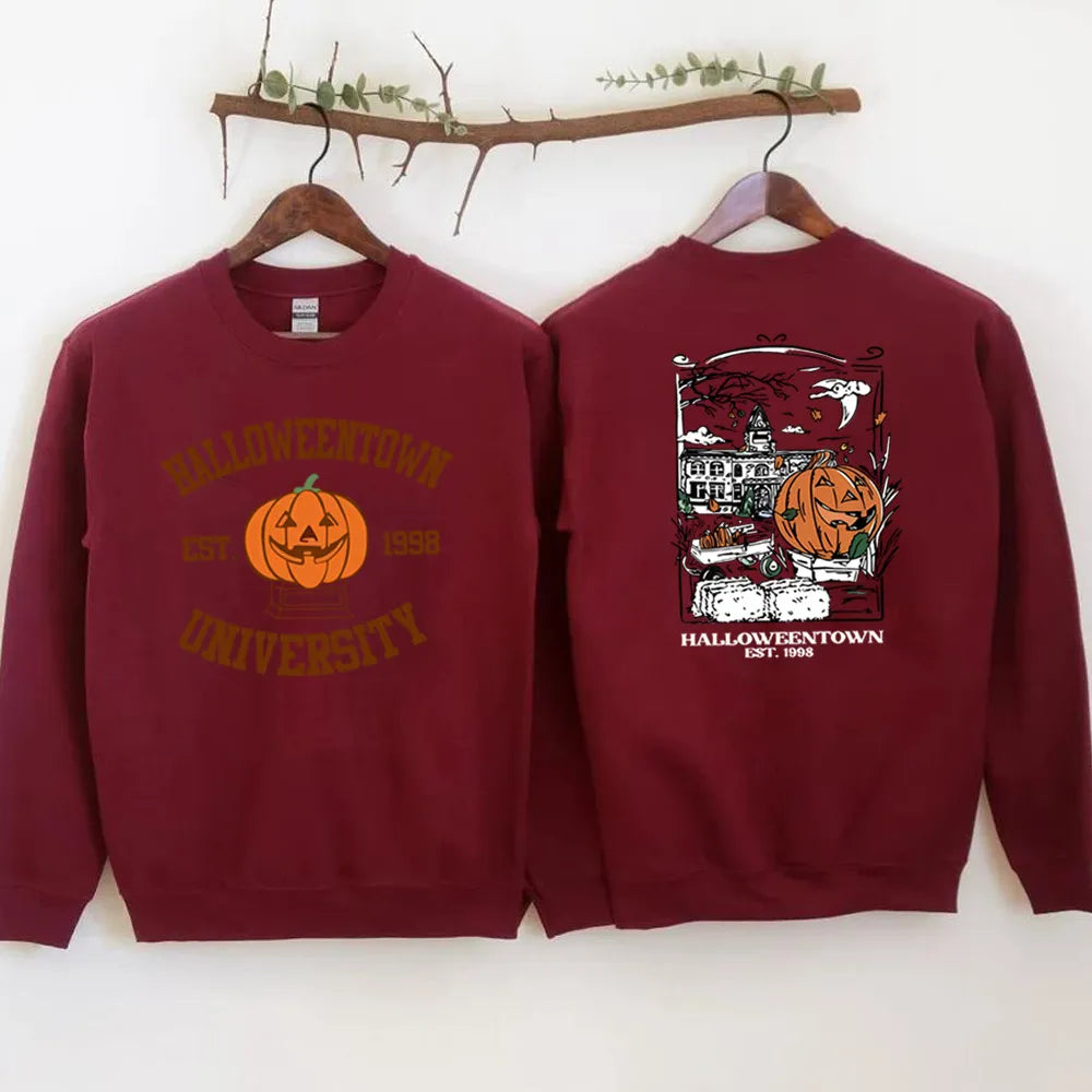 Lara Halloween Ghost Vintage Pullover