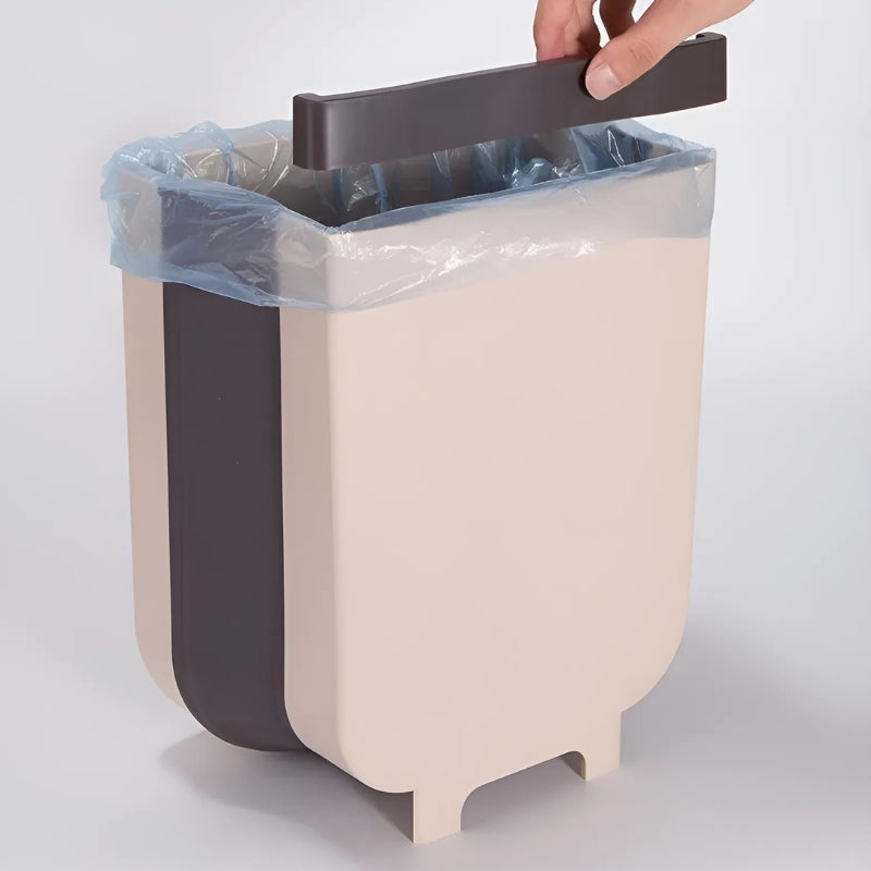 FlexBin Foldable Hanging Trash Can – Space-Saving & Portable Waste Solution