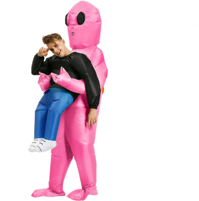 Inflatable Alien Costume – Fun costume for kids & adults, Quick and easy to inflate, Available in 2 sizes