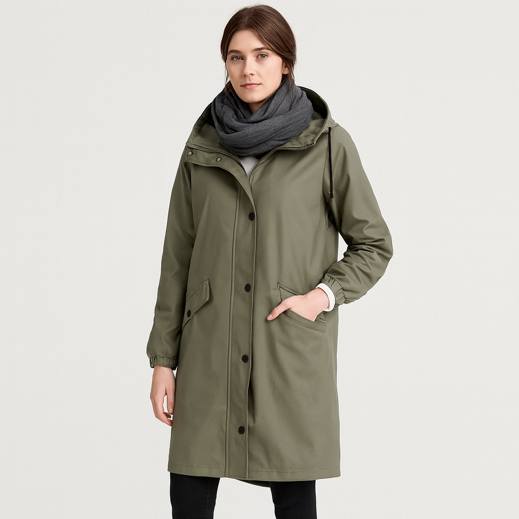 Aqualine | Waterproof Raincoat with Hood
