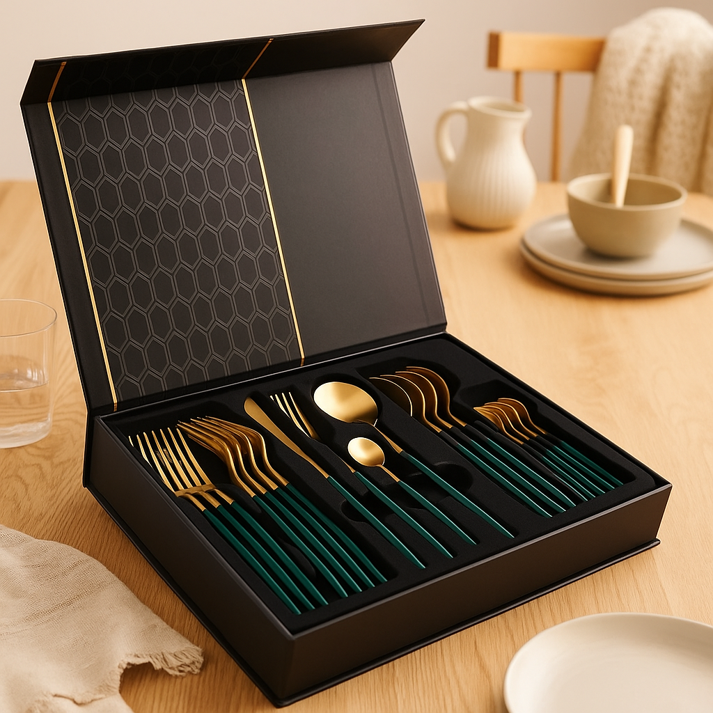 Ardenza | 24-Piece Western Steak Cutlery Set