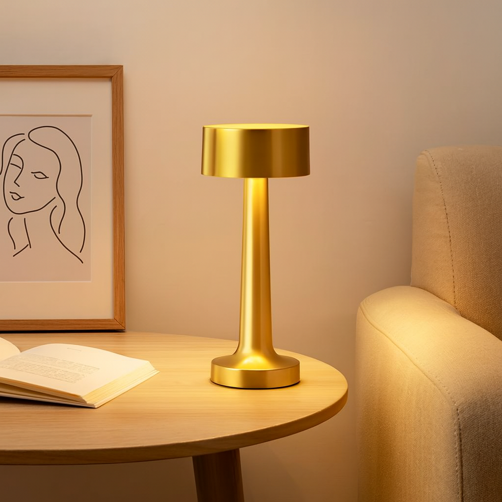 Aurevia | Compact, Portable LED Desk Lamp made of Metal