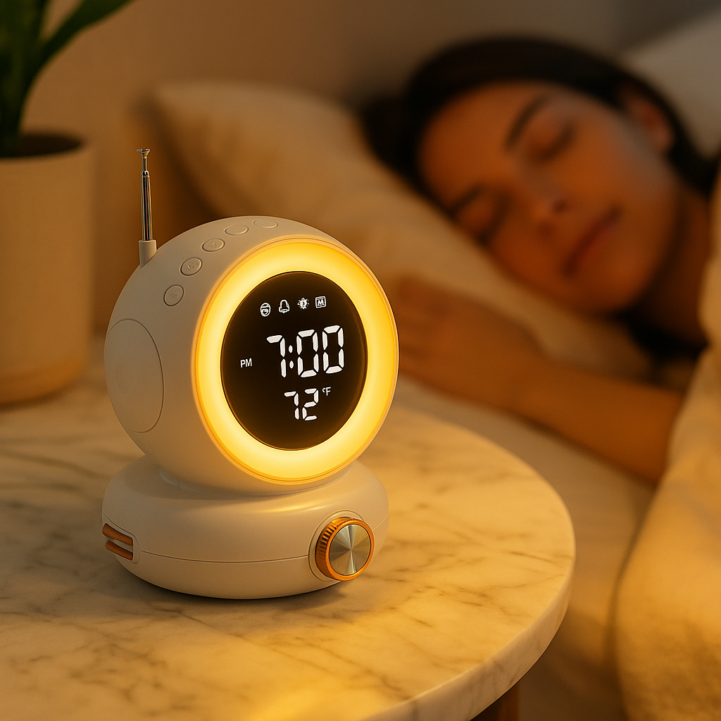 AuroraWave | Sunrise Alarm Clock & Speaker