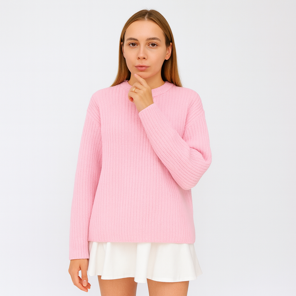 Liv | Comfortable crew neck sweater for women