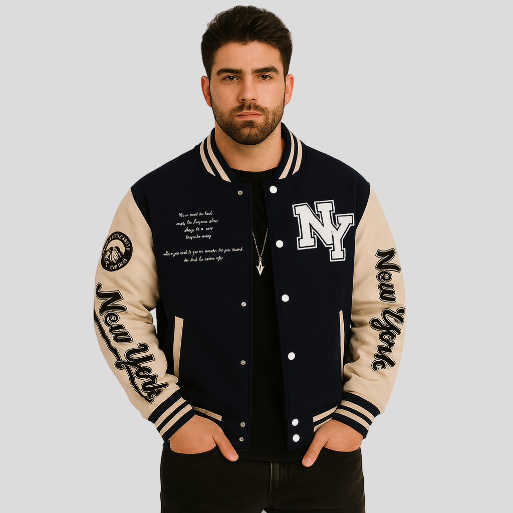 Marcus | Varsity Strick Fleece Jacket