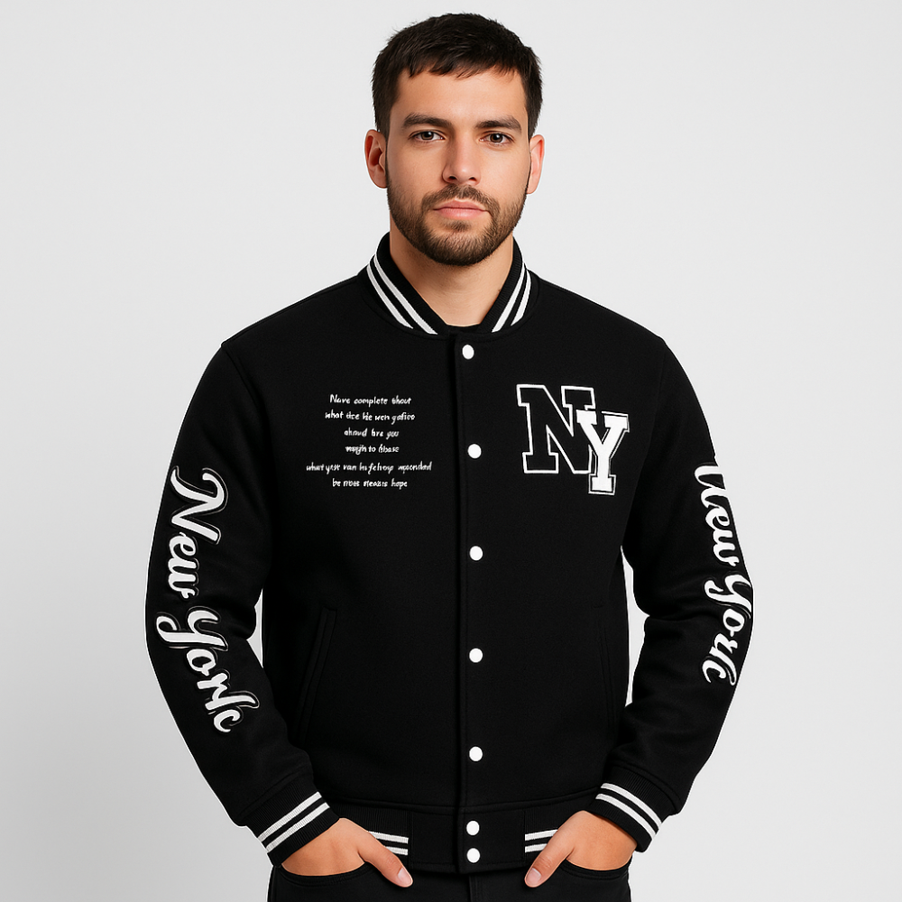Marcus | Varsity Strick Fleece Jacket